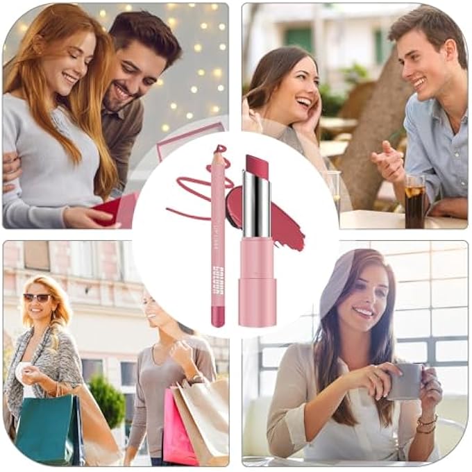 Colour HYDRATING LIP BALM - TINT LIPSTICK | NOURISHING PLUMPING NON-STICKY MATTE LIPSTICK FOR YOUTH FRIEND WOMEN WINTER COLD WEATHER NIGHT REPAIR - Image 4